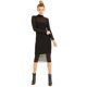 thumbnail image 1 of INC Vestido ajustado de malla con detalle de cristal para mujer, negro, pequeño I-N-C ceñido, 1 of 2