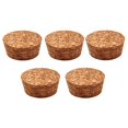 thumbnail image 2 of Miyuadkai 5 Silicone Jar Mold Lids, 5Pcs Cork Plugs Bottle Replacement Cork Craft Jar Cork Top Lid Glass Beer Bottle Cork Stopper Diy Project Corks, 5 Cork Caps, 2 of 8