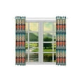 thumbnail image 3 of YUSDECOR Nice Pattern Blackout Window Curtain Kitchen Curtain 26x39 inch, 2 Panels, 3 of 3