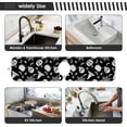 thumbnail image 6 of Coolnut 2 Pack Faucet Mat Splash Guard for Kitchen Sink, Halloween Skull Spider 14x5 Inch Super Absorbent Microfiber Sink Protector Mat, Kitchen Sink Mat Machine Washable Kitchen Sink Accessories, 6 of 7