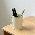 thumbnail image 4 of Metal Pen Holder Storage Tin with Handle Small Desk Organizer Planter for Home Office Decor, 4 of 4