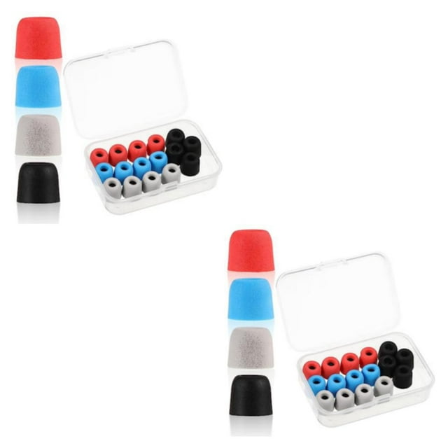 Maoww 16pcs/set Comfortable And Noise Reduction Delicate Texture Earbud Foam Tips High Resilience 2Set
