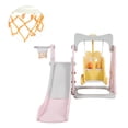 thumbnail image 4 of Kids Slide and Swing Set, Toddler Climber Swing Set Long Slide Children Play Area for Outdoor Backyard Indoor Playing, 4 of 7