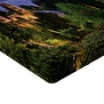 thumbnail image 2 of Ambesonne Italian Fitted Sheet, Village Aerial Scenery, Twin Size, Blue Green, 2 of 3
