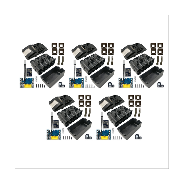 5X BL1830 10 x 21700 Battery Case PCB Charging Protection Circuit Board Shell Box BL1860 for 18V 3.0Ah 9.0Ah