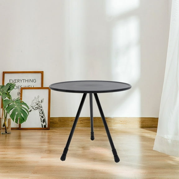 Tineasur Compact Foldable Table Black for Outdoor Activities and Travel