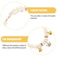 thumbnail image 3 of IBASETOY Kitten Bell Collar Adjustable for Daily Wear Plastic Golden 1Pack, 3 of 8