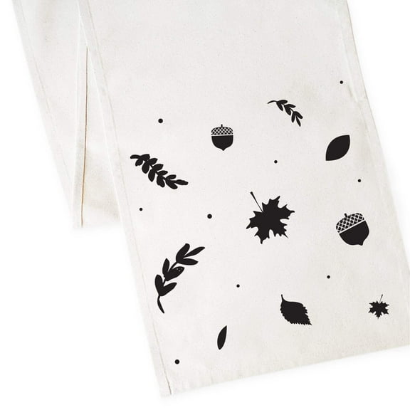 Fall Leaves Cotton Canvas Table Runner
