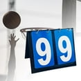 thumbnail image 6 of Multifunctional Tabletop Scoreboard, Removable Scoring Flips up 2 Digit Score Keeper for Basketball Baseball Competition Volleyball Tennis Blue, 6 of 9