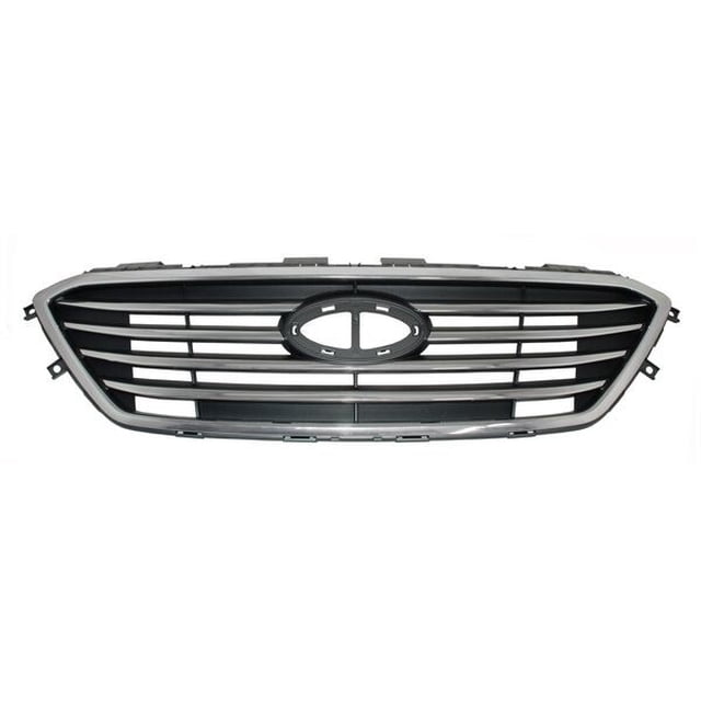 Parrilla Sonata 2015 A 2017 Hyundai S/Cont Crucero Generica Líneas Cromadas