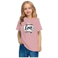 thumbnail image 2 of FamilyThread Toddler Girls Boys Fashionable Short Sleeve Cotton T-Shirt Baseball Print Summer Tops Crew Neck Casual Daily Shirt For 3-9Y, 2 of 5