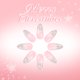 thumbnail image 5 of Uñas postizas navideñas con decoración francesa de uñas, purpurina blanca y copos de nieve. 24 unidades. Pegatinas para uñas., 5 of 7
