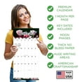 thumbnail image 4 of 2025 2026 LARGE GRID Flowers Wall Calendar - Large Print Big Grid Wall Calendar- 12 x 24 Open - Thick No-Bleed Paper - Giftable - Academic Teacher's Planner Calendar Organizing & Planning Calendar, 4 of 10
