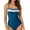 Blue, variant on Eytino Swimsuit Women One Piece Swimsuits Tummy Control Summer Swimming Suits Athletic One Piece Bathing Suits Color Block Womens Beach Swim Suits Swimwear Black S-2XL