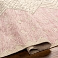 thumbnail image 5 of Hauteloom Sang Recycled Material Living Room, Bedroom Area Rug - Bohemian, Transitional - Dusty Pink, Dark Pink, Tan - 8' x 10', 5 of 9