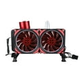 thumbnail image 2 of CPU Heat Dissipation Kit, Ceramic Bearing 18 Flat Tubes G1/4in Thread Water Cooling Set  For Laptop Computer, 2 of 8