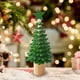 thumbnail image 1 of pstuiky Árbol de Navidad para el hogar pequeños adornos de escritorio pentagramas de madera árboles de Navidad regalos de Navidad., 1 of 6