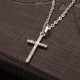 thumbnail image 3 of Collar con cruz de circonita cuadrada de estilo hip hop, colgante con personalidad punk de estilo europeo y americano para hombres y mujeres, accesorios para parejas, 3 of 5