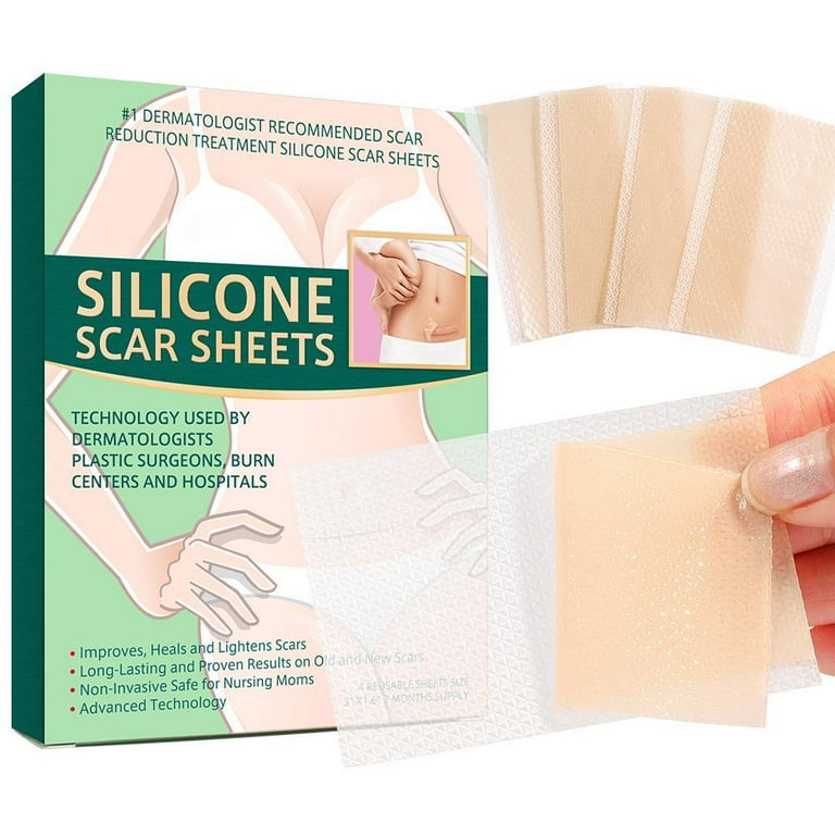 Silicone pad scar clearance treatment