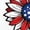 White-2, variant on Cozymy Women's 4th of July Floral American Flag Graphic Short Sleeve Crewneck Casual Loose Fit Cotton T-Shirt S-5XL