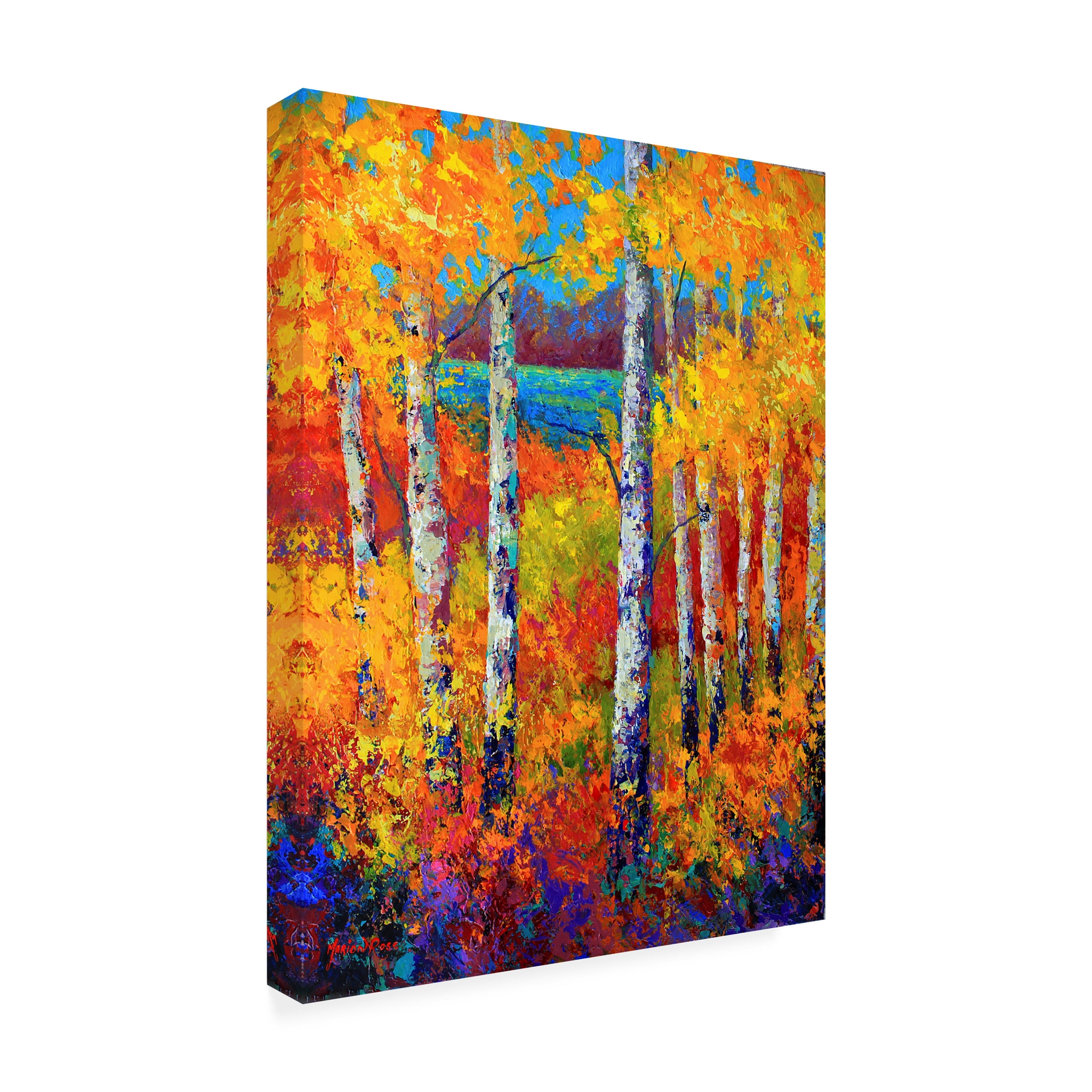 Trademark Fine Art Landscape Canvas Art ' Autumn Patchwork ' by Marion Rose