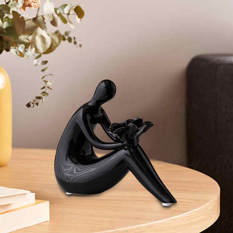 Simple Modern Ceramic Figurines Livingroom Ornament Home Furnishing  Decoration Crafts Office Coffee Accessories Wedding Gift - Price history &  Review, AliExpress Seller - Dropshipping . Store