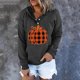 thumbnail image 2 of Sudaderas de Acción de Gracias Para Mujer, Manga Larga, Estampado Informal, Cuello Redondo, Capucha Suelta, Bolsillo Con Cordón, Tops Odeerbi ODB203668, 2 of 4
