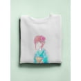 thumbnail image 3 of Manga Girl W Cute Kimono Sweatshirt Women -Image by Shutterstock, Female 4X-Large, 3 of 4