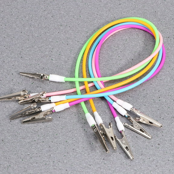 OUNONA 5Pack Bib Clips for Adults Iron Assorted Clothing from Stains for Men