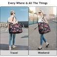 thumbnail image 5 of Flower Women's Large Weekend Travel Bag Moving Canvas Handbag Thick Double Layer Beach Weekend Travel Unisex Hospital Maternity Delivery with Toiletry Waterproof, 5 of 5