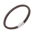 thumbnail image 1 of Jumpingount de cuero para hombre, hebilla de piedra imán, cadena de mano, pulseras trenzadas de 6 hebras, accesorio de moda, brazalete de joyería Type10 NO10, 1 of 6
