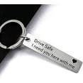 thumbnail image 2 of Ljia Drive Safe I Need You Here with Me Keychain Husband Hubby Boyfriend Gift for Birthday Valentines Day Anniversary Christmas Stocking Stuffer A416, 2 of 5