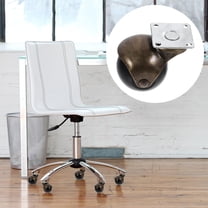 OFFIGAM 4Pcs Office Chair Wheels Replacement Plastic Casters for Hardwood Laminate Floors