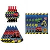 Construction Trucks Party Pack for 4 (12pc)
