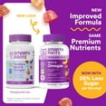 thumbnail image 6 of SmartyPants Toddlers Plus Multi & Omega-3 Gummies 2-Pack, Improved Formula, 25% Less Sugar, 60 Ct Ea, 6 of 9