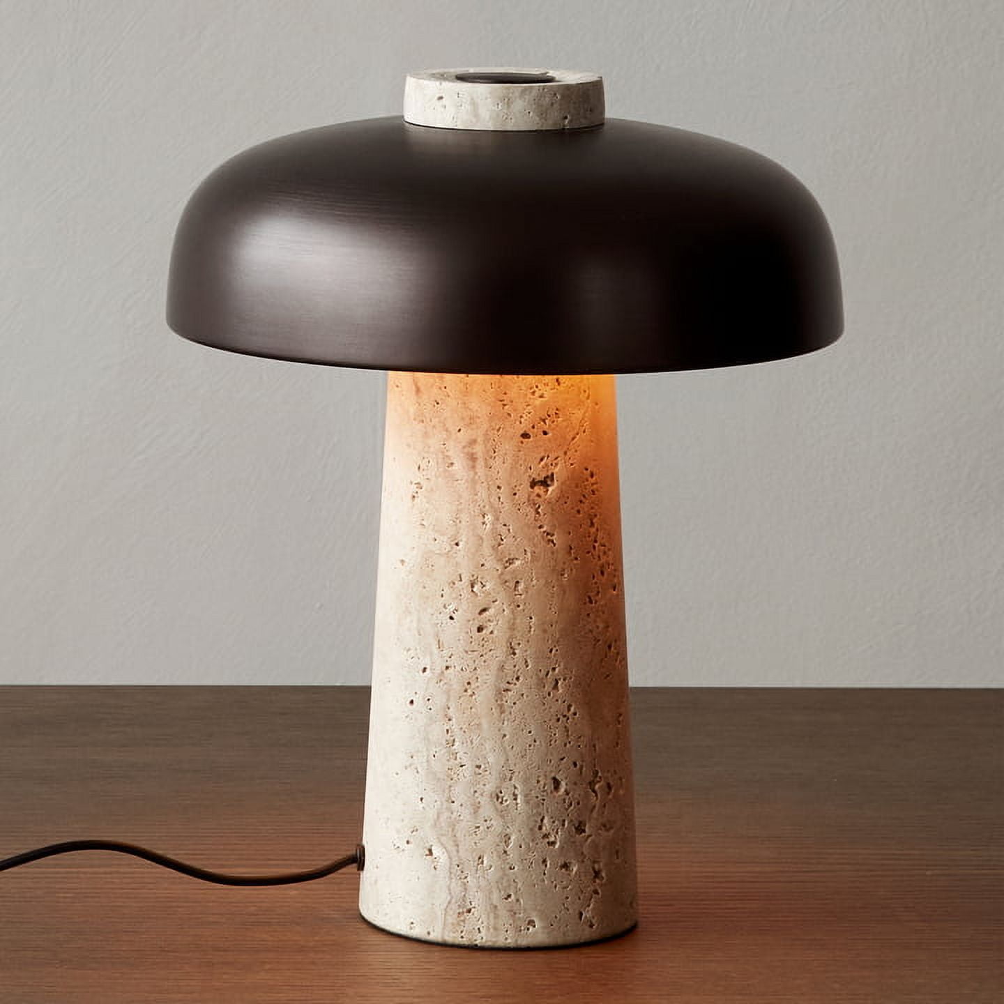 UEEYAC Mushroom Table Lamp Bedroom Side Table Lamps