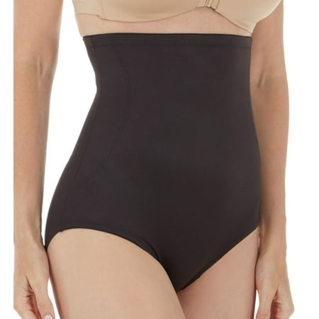 

Women s TC Fine Intimates 4095 Shape Away Hi-Waist Brief with Back Magic (Black S)
