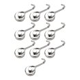 thumbnail image 4 of 10 ganchos magnéticos duraderos, fáciles de usar, resistentes al desgaste, reutilizables, 360 grados Plata, 4 of 9