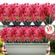 thumbnail image 1 of Flores artificiales Usmilegift, 10 paquetes, resistentes a los rayos UV (rosa roja), 1 of 6