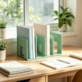 thumbnail image 5 of Bcylexb Desktop File Holders with 4 Slots, Vertical Document Organizer with Wide Sturdy Base Office Desk Book Stand for Sorting Magazines Papers Files, 5 of 7