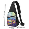 thumbnail image 3 of Xecao's Spring Flower Seasonal Print Sling Bag: A Versatile Chest, Shoulder, and Crossbody Backpack for Casual Days Out, Perfect for Both Men and Women, 3 of 6