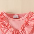thumbnail image 5 of Baby Girl Clothes Newborn Infant Outfits Solid Ruffle Romper+ Floral Pants + Cute Headband Sets For Kaprioy Baby Girl Clothes, 5 of 7