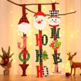 thumbnail image 3 of Christmas Theme Door Wall Hanging Round Color Letter Decoration Party Decor 21inch, 3 of 4