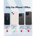 thumbnail image 6 of iPhone 15 Plus Case,Liquid Silicone Slim Shockproof Protective iPhone 15 Plus 6.7 inch Phone Case [Microfiber Lining] (Stone)…, 6 of 12