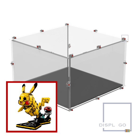 Display Case for LEGO® 72151 Pokémon™ Pikachu™ and Poké Ball ™