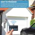 thumbnail image 4 of Universal Garage Door Opener Keypad, Keyless Entry Compatible Garage Door Opener Remote Learn Button Dip Switch,1*set Garage Door Opener Keypad, 4 of 8