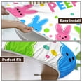 thumbnail image 6 of Easter Peeps Round Fitted Tablecloth with Elastic Edge,Water-Resistant Wipeable Spring Colorful Rabbit Bunny Polka Dot Table Cover for 36-40" Stretch Table Cloth for Dinner Indoor Outdoor Party, 6 of 6