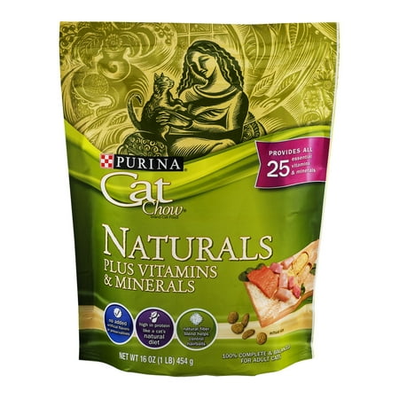 Purina Cat Chow Naturals Plus Vitamines et minéraux, 16,0 OZ