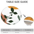 thumbnail image 6 of Large Round Tablecloth with Elastic Edge, Bohemian Floral Decor for Circular Tables Measuring Up to 56 Inches Across, 6 of 7