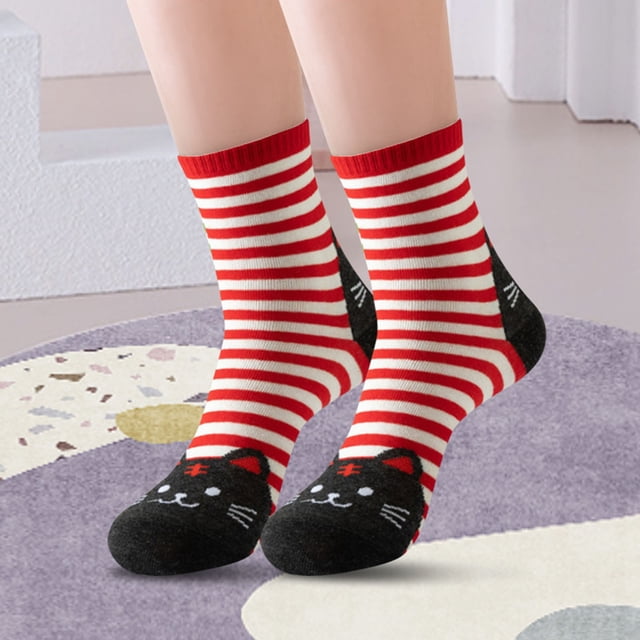 Chaussettes d'Hiver pour Femmes Chaussettes en Laine Chaussettes Thermiques Chaudes Chaussettes de Randonnée Chaussettes Confort Crew Chaussettes Douces 2 Paires Chaussettes de Sport Chaussette Rouge